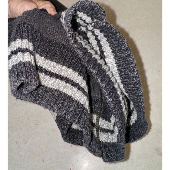 Urban Pipeline Sweater Mens XL Gray Black Colorblock Long Sleeve Full Zip - Picture 7 of 8